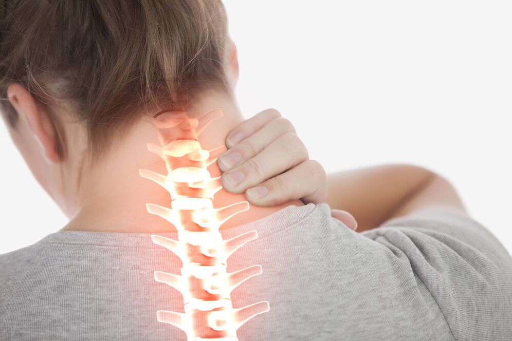 bolesť krku v dôsledku osteochondrózy